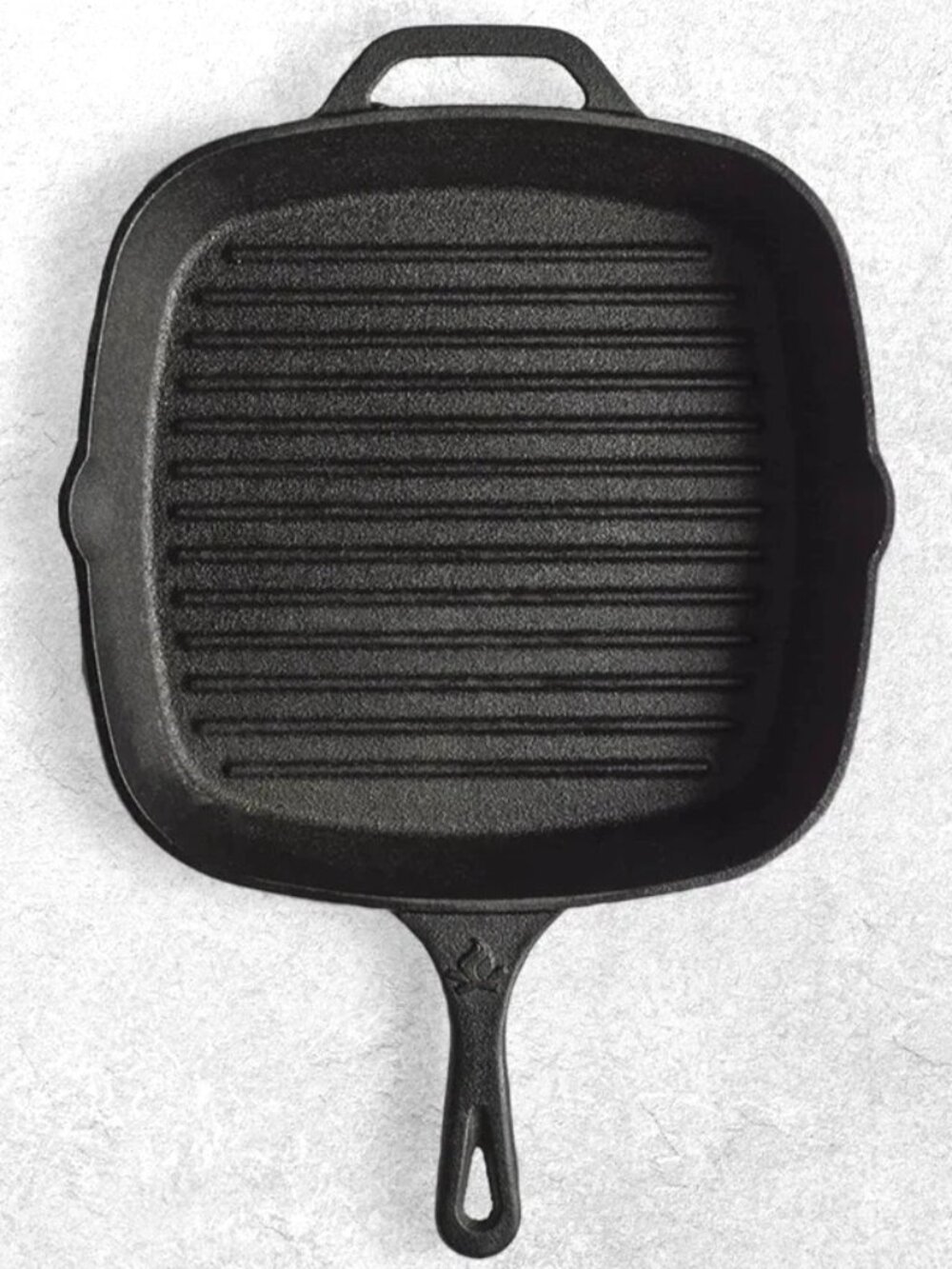 Backcountry Iron 8 Inch Square Skillet Pre-Seasoned Cast Iron Frying Pan NEW